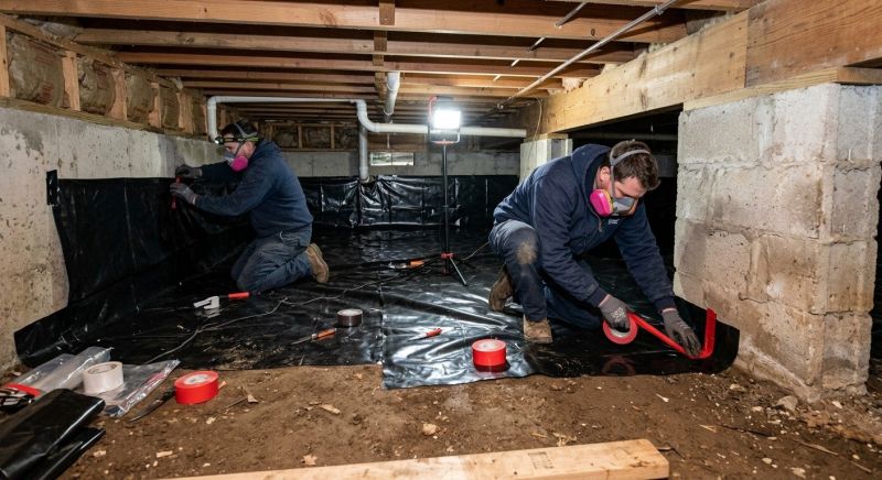 Vapor Barrier Installation in Saint Cloud, MN