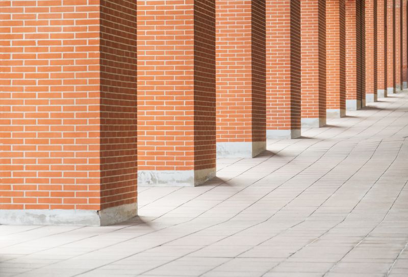 Brick Columns Installation