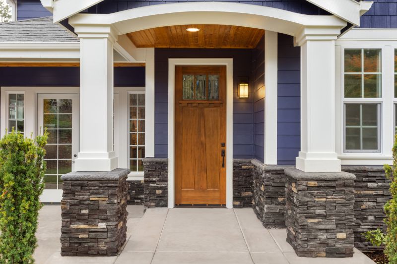 Brick Columns Installation