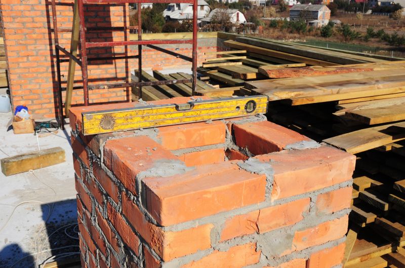 Brick Columns Installation
