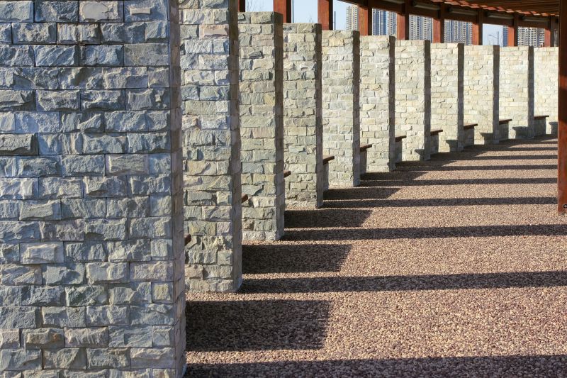 Brick Columns Installation