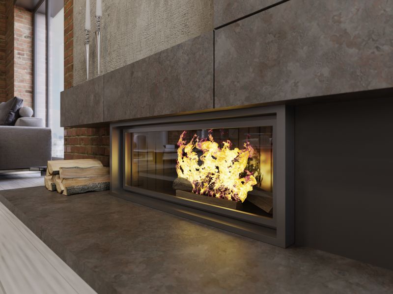 Brick Fireplace Installation