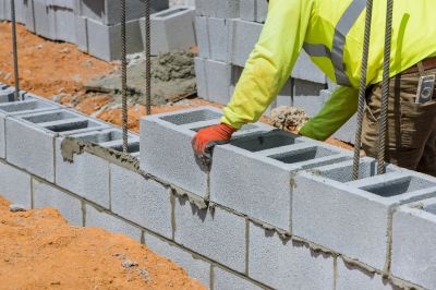 Cinder Blocks Installation