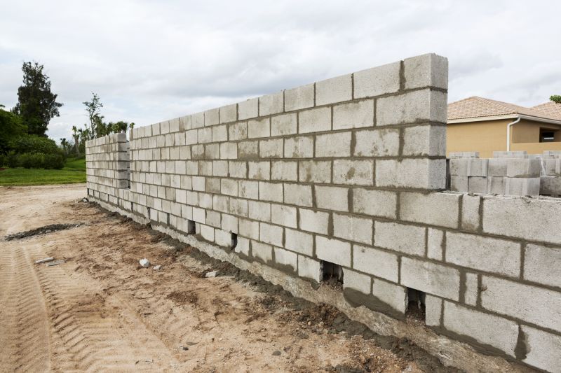 Cinder Blocks Installation
