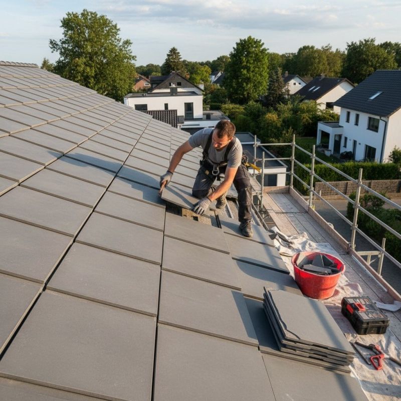 Clay Roof Installation