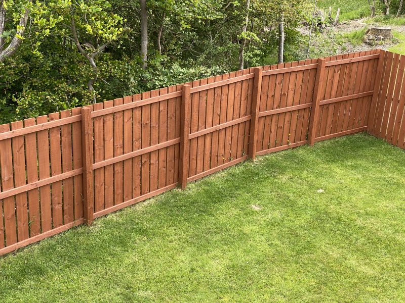Commercial Fence Painting