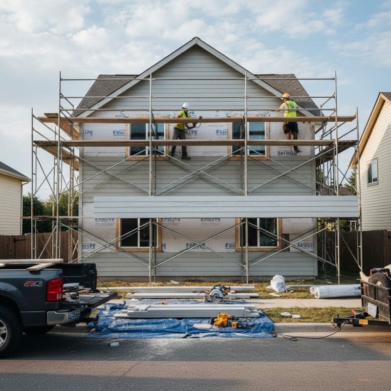 Composite Siding Installation
