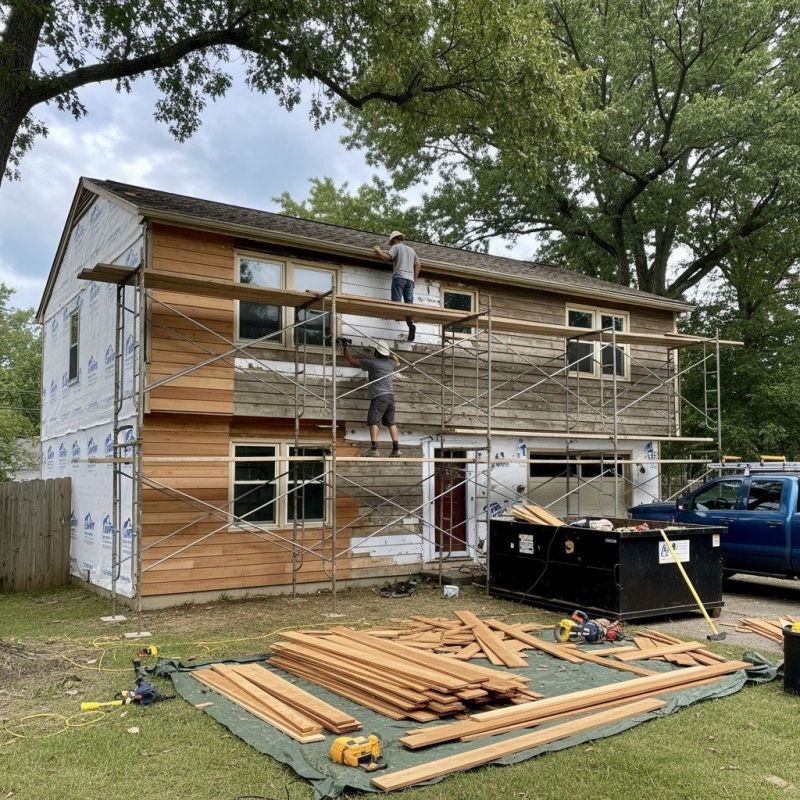 Composite Siding Installation