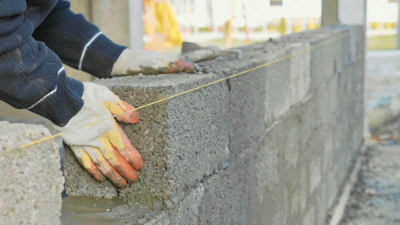 Concrete Blocks Installation
