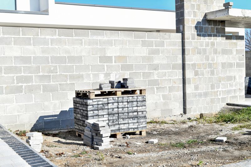 Concrete Blocks Installation