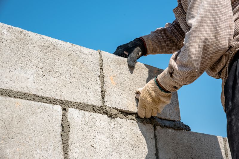 Concrete Blocks Installation