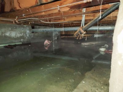 Crawl Space Water Remediation
