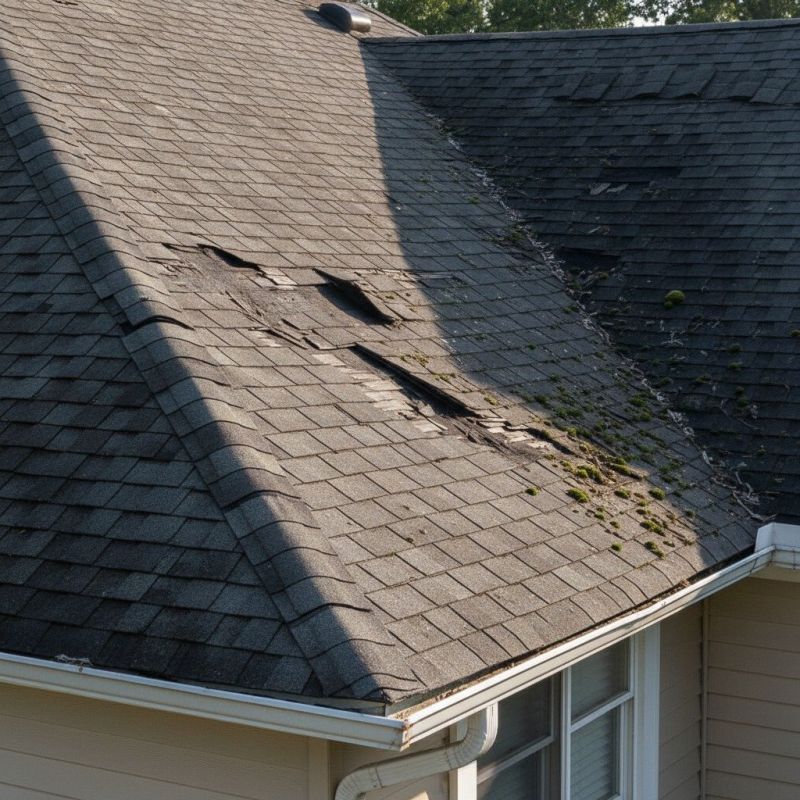 Damaged Roof Replacement