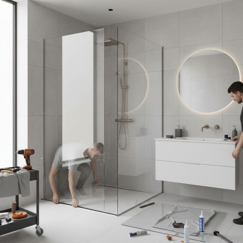 Glass Shower Door Installation