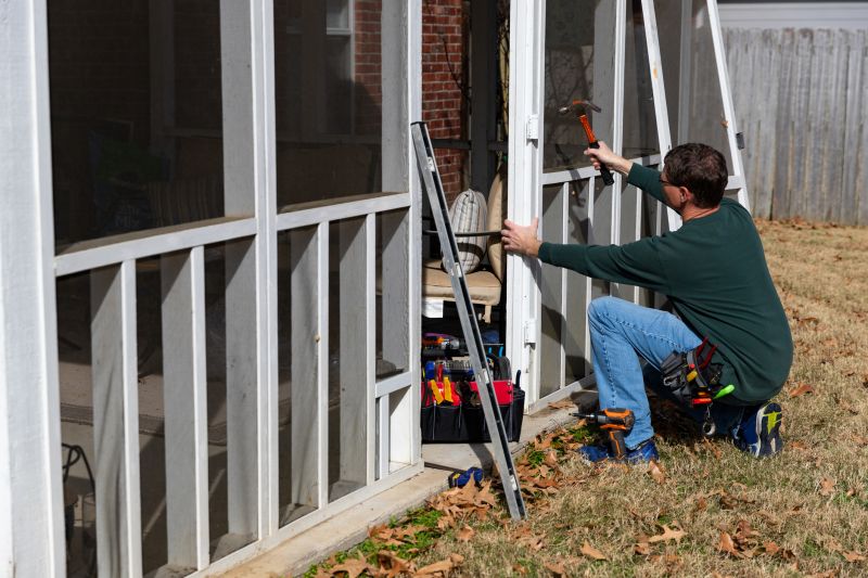 Screened In Porch Installation