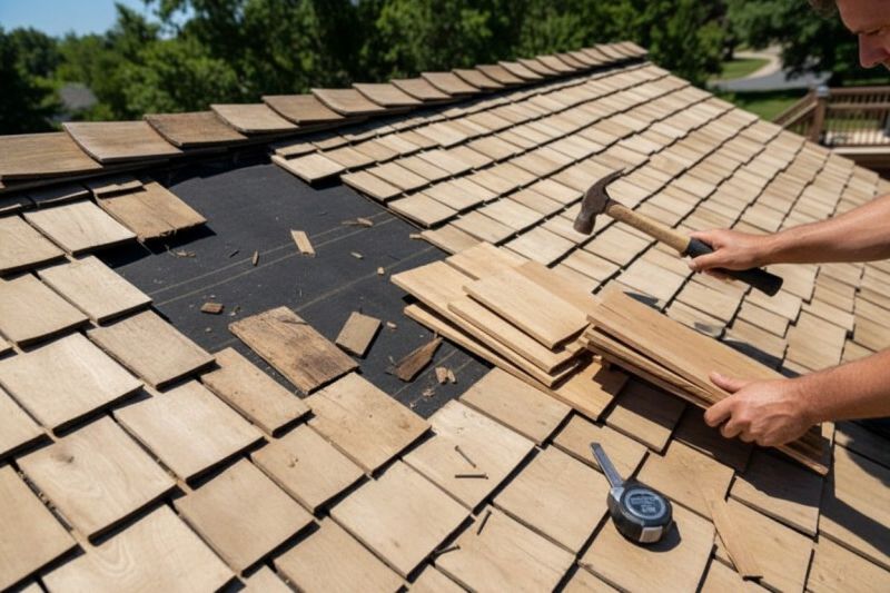 Shake Roof Replacement