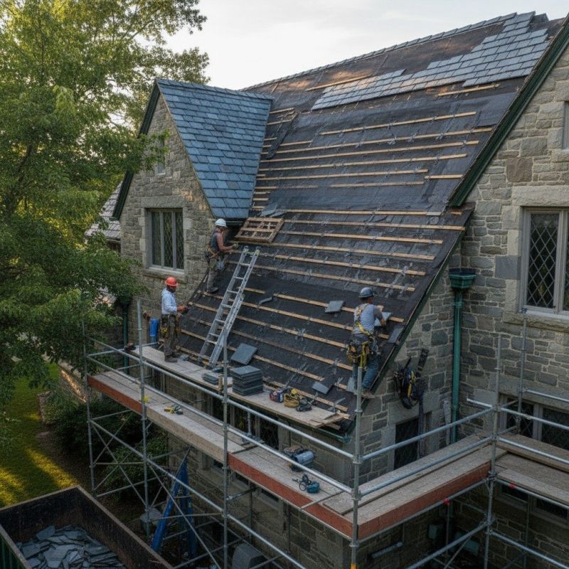 Slate Roof Construction